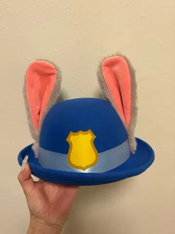 상하이 디즈니 주디 경찰 모자