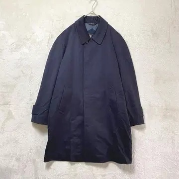 새상품급 DAKS/캐시미어 100% 비즈니스 코트/M/고급 일본제 블랙