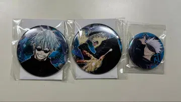 주술회전 고죠 사토루 원화 캔뱃지