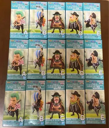 원피스 월드 컬렉션 최악의 세대 2 전 5종 세트 x 3 15개