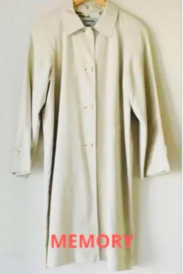 MEMORY 베이지 롱 코트