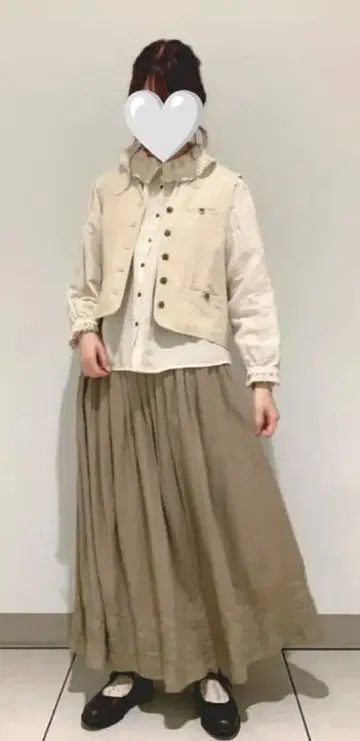 츠하루 프릴 플리츠 옷깃 블라우스