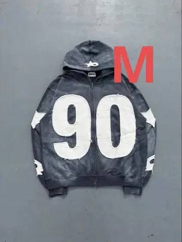 Numbering With Star Logo Zip Hoodie