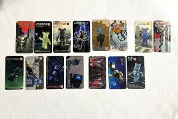 베어브릭 카드만 SF HORROR PATTERN THERMO