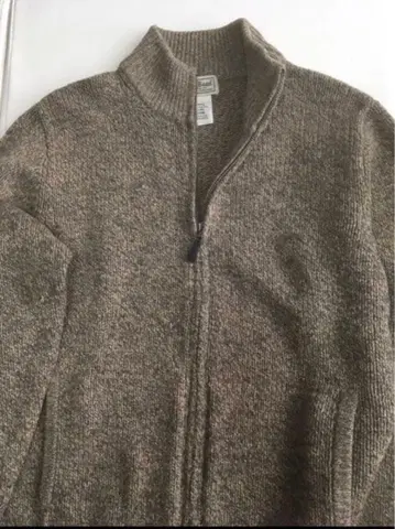 llbean 풀 집업 니트 스웨터