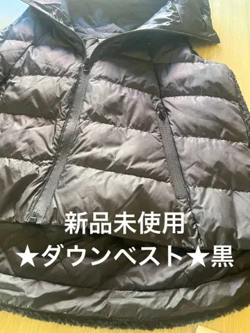 미사용 새상품 블랙 다운 베스트 noa-ge