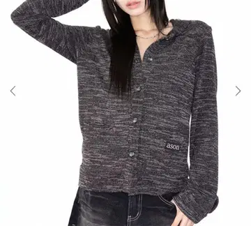 as on SUNDAY HOOD CARDIGAN