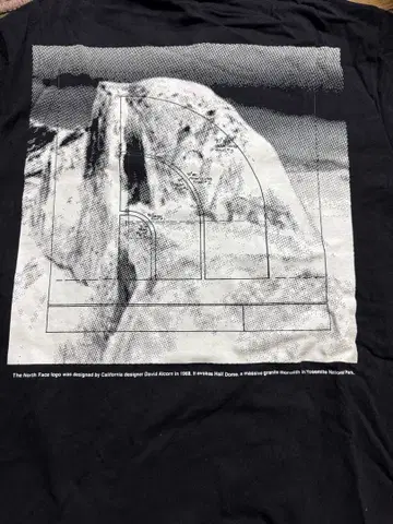 THE NORTH FACE 롱 슬리브 그래픽 티셔츠