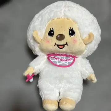 몽치치 봉제 인형 화이트