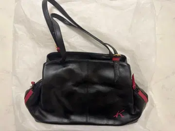 [새상품급] 키타무라2 블랙 가죽 숄더백 kitamura