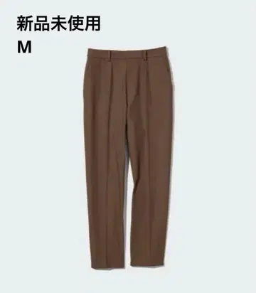 택 포함 미사용 새상품 유니클로 스마트 앵클 팬츠 다크 브라운 M