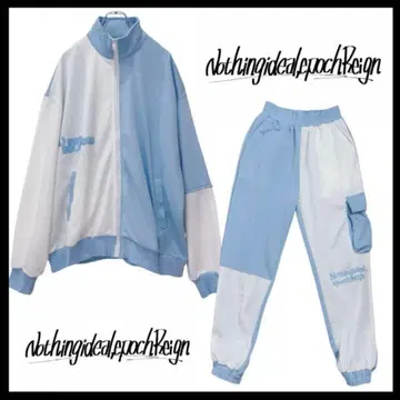 NieR 밀크 블루 바이컬러 셋업