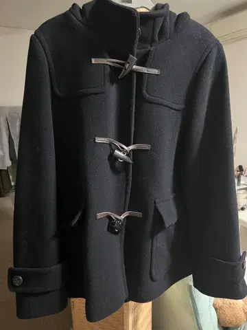 그린 레이블릴렉싱 블랙 더플 코트