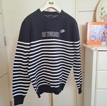 새상품급 ZOY 하이브리드 맨투맨 스웨터 네이비 2