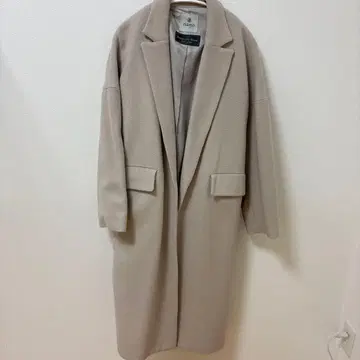 나노 유니버스 베이지 롱 코트