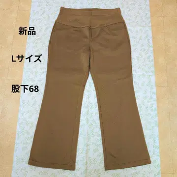 [ 새상품 ] 속기모 스트레치 팬츠 하이웨스트 L 사이즈 68cm