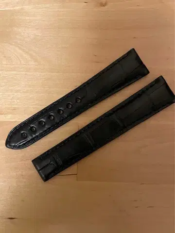 OMEG 정품 가죽 스트랩 19mm