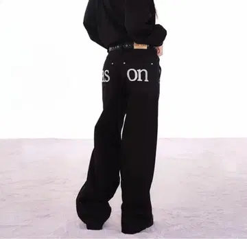 as on 스모그 와이드 팬츠 / 블랙