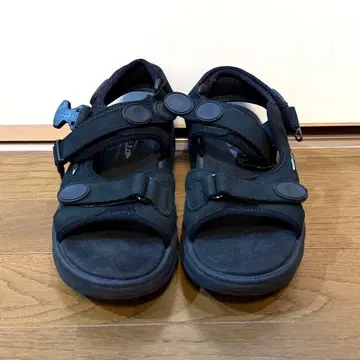 MBT 블랙 스포츠 샌들 통굽 벨크로 테이프 마사이 슈즈 23