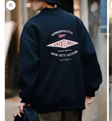 prips 백 프린트 맨투맨 XL