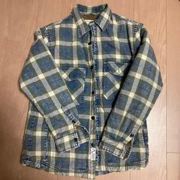 BAYFLOW 체크 무늬 셔츠 자켓