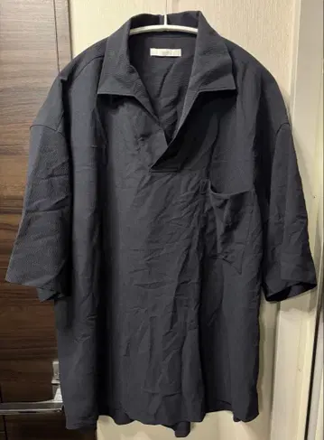 WYM 셔츠 반팔 셔츠 포켓 부착