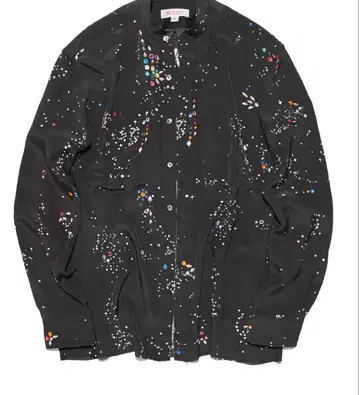 MASU ZIP UP GALAXY SILK SHIRT 44