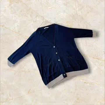 어반 리서치 긴팔 가디건 네이비 그레이 M 사이즈 포켓 있음