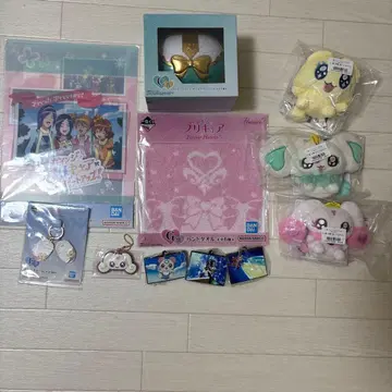 제일복권 프리큐어 C상 E상 요정 마스코트 봉제 인형 멥플, 폴른, 루룬