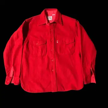 90s 리바이스 울 셔츠 홍콩 제조 사이즈 M