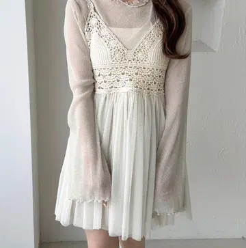 apres jour clair 튤 튜닉