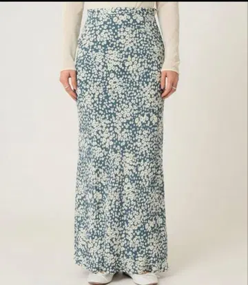 EDIT.FOR LULU 플라워 바이어스 맥시 스커트