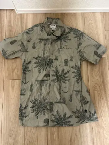 Hurley 알로하 셔츠 S 사이즈 베이지