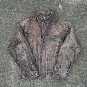 90~00s Willsons leather destory Jacket