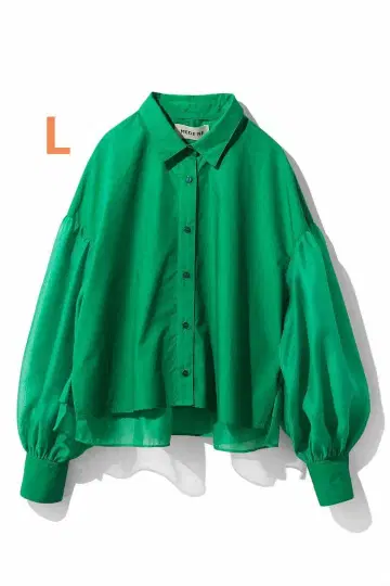 MEDE19F 오간자 콤비 셔츠 펠리시모