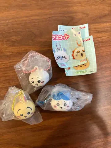 치이카와 립 캡 마스코트 토끼 하치와레 치이카와 3종 세트