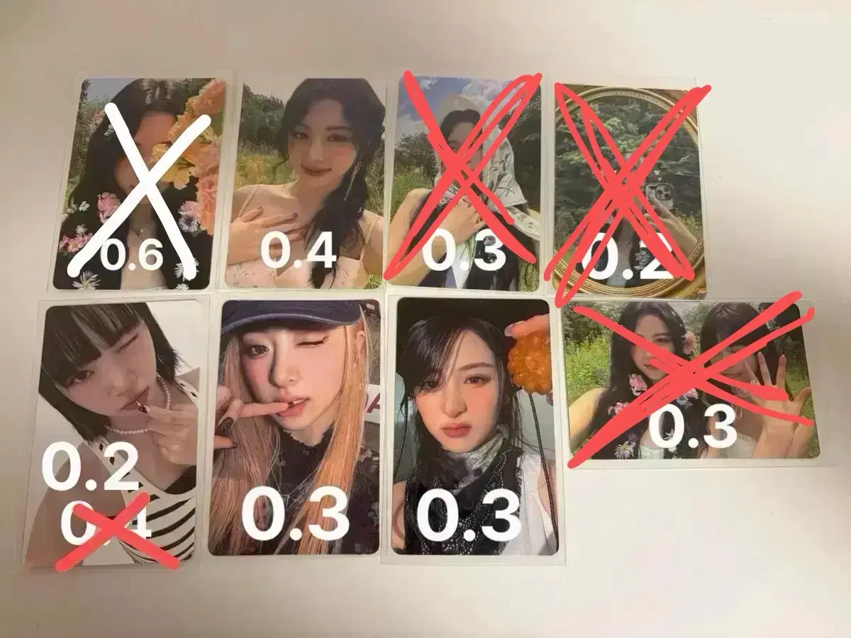 Le Sserafim Poca Huh Yunjin Kim Chaewon Hong Eunchae Dicon Album Unreleased Photocard