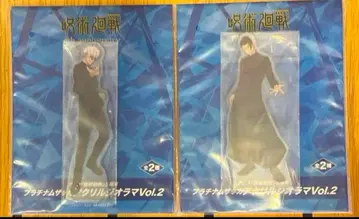 주술회전 라운드원 한정판 아크릴 디오라마 고죠 사토루 게토 스구루