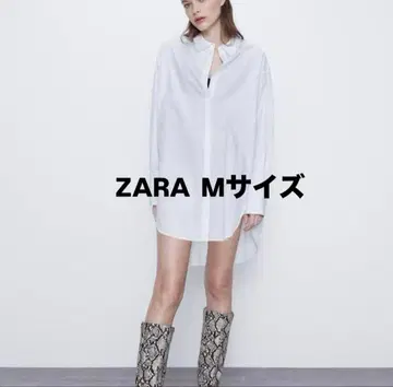 컨디션 최상 ZARA 오버 사이즈 셔츠 화이트 M
