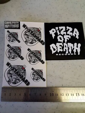 HI-STANDARD PIZZA OF DEATH 스티커 하이스타