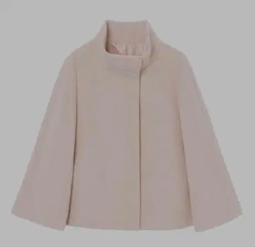 ANAYI 울 비버 숏코트 핑크 베이지 36 3회 착용