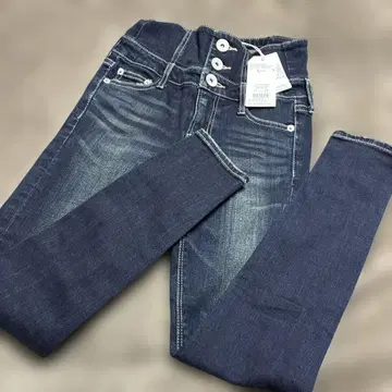 GYDA 제이다 tiny 하이웨스트 웨이스트 크로스 스키니 데님 팬츠