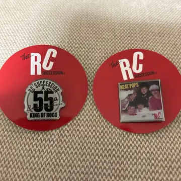 RC SUCCESSION 핀 배지 2개 세트