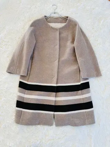 헬노 HERNO 노카라 울 코트 이탈리아제 그레이지