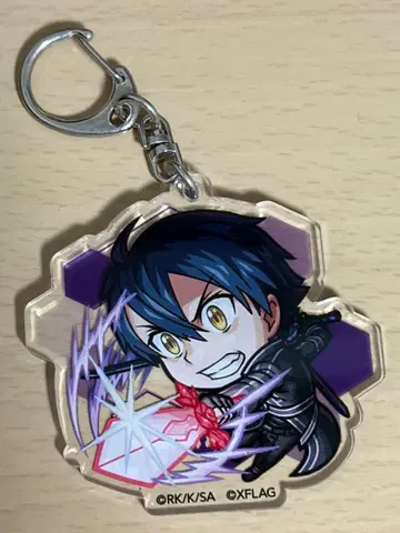 몬스 x SAO 키리토 아크릴 키링