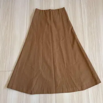 unfil 앙필 베이지 롱 스커트 일본제