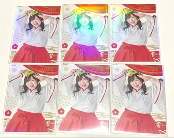 빅 엔젤 무녀 트레이딩 카드 시라유키 마사키 6장 세트