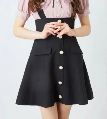 [ Ank Rouge ] 백 스핀들 하이웨스트 플레어 스커트