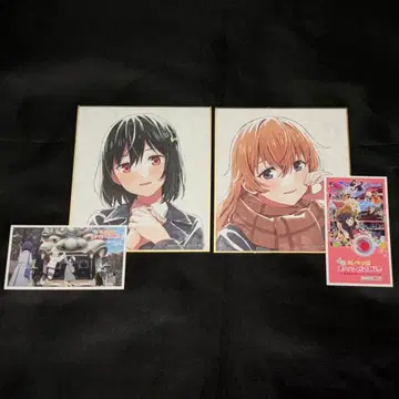 영화 니지가사키 학원 완결편 제2장 입장 특전 색지 2장 세트 묶음 판매