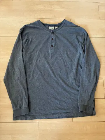 엘엘빈 헨리넥 셔츠 그레이